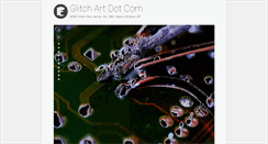 Desktop Screenshot of glitchart.com