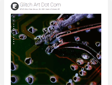 Tablet Screenshot of glitchart.com